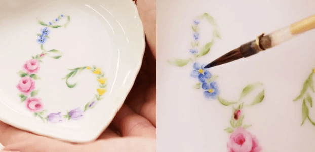 絵付け・ペインティング：絵付け基本とお花の描き方講座